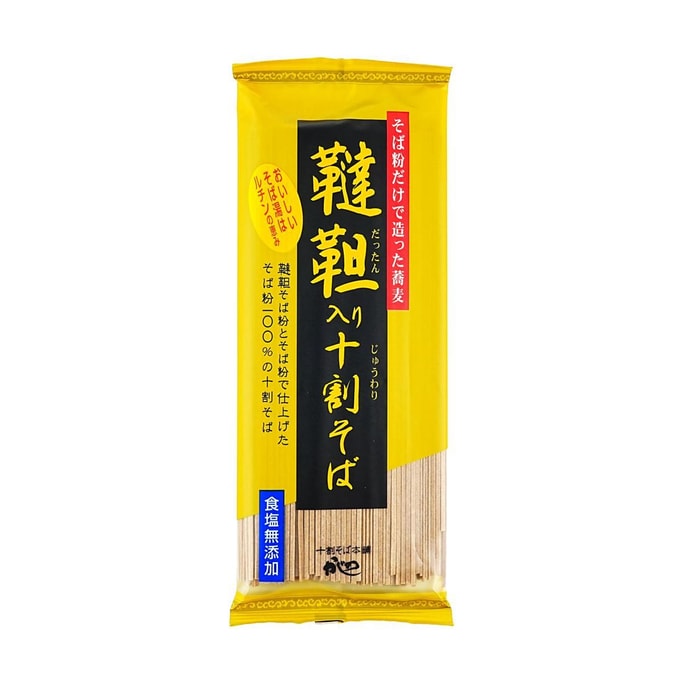 日本YAMAMOTO KAJINO 韃靼十割荞麦面 100%荞麦面条 180g【韃靼荞麦粉苦荞添加 营养价值高】【无食盐添加】