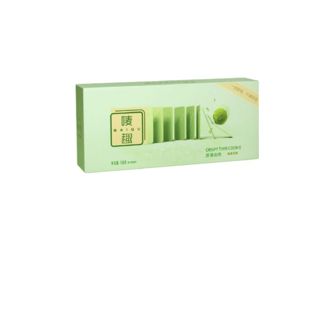 Mark, Cookies, Crispy Matcha Flavor, Office Dormitory Food 168g*1 Box