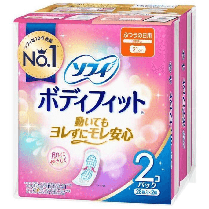 【日本直郵】 日本 尤妮佳 彈力貼身衛生棉 28片 蘇非極薄