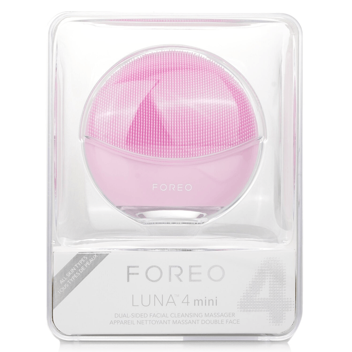 FOREO Luna 4 Mini Dual-Sided Facial Cleansing Massager - #Pearl Pink 1pcs
