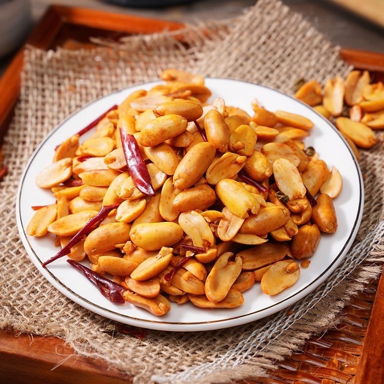 Spicy Peanuts 110g Crispy Peanuts Snack With Salt, Five-Spice And Mustard Flavour 5