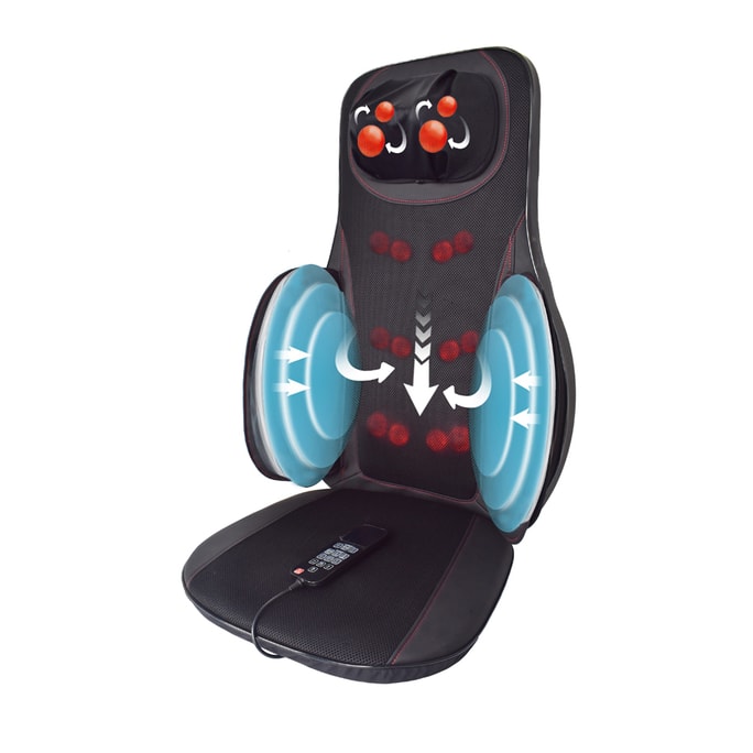 BANU Shiatsu Neck & Back Massager – 2D/3D Kneading Full Back Massager with Heat & Adjustable Compression Massage