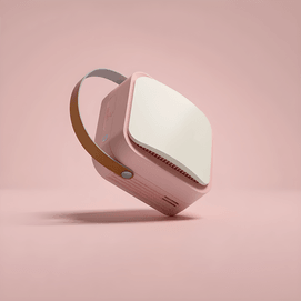 Portable Air Purifier for Allergens, Pets, Smoke - Pink