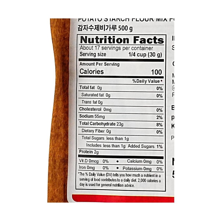 Beksul Wheat Flour & Potato Starch Flour Mix , 17.64 oz【For Gamja-ongsimii, Dumpling】 4