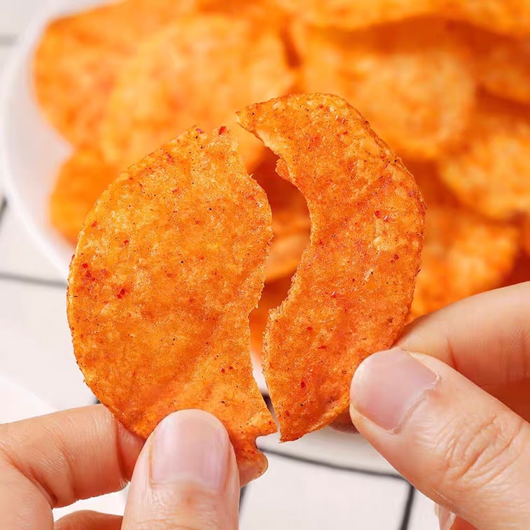 山野掌柜   正宗云南陆良特产麻辣土豆片,酥脆可口 现炸口感 - 精选高原土豆,麻辣料足超入味,好吃到舔手指,根本停不下来!追剧解馋必备零食    零食,小吃,干货(50g) 3