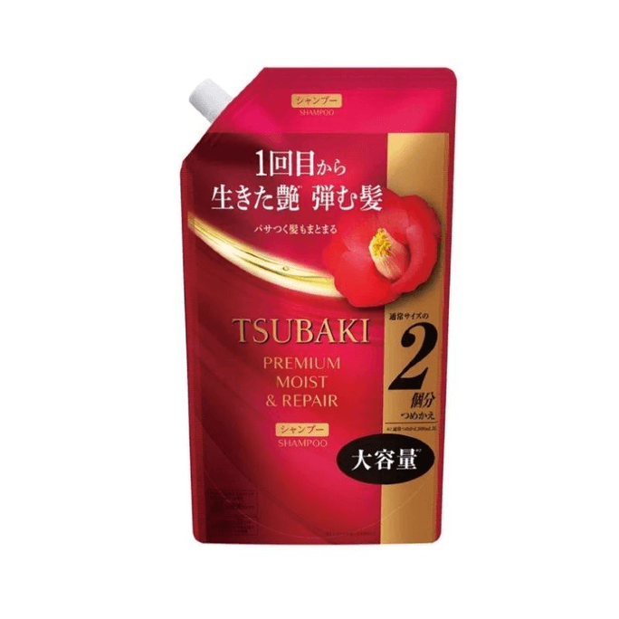 시세이도 츠바키 레드 카멜리아 샴푸 리필팩 600ml (일본)