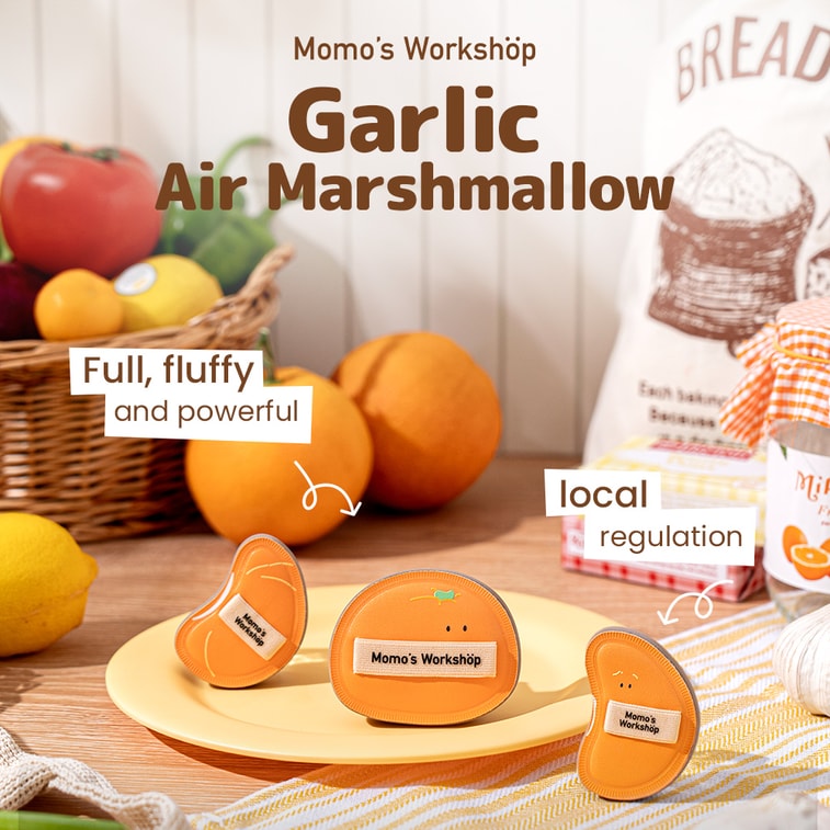 毛吉吉 便当系列粉扑 大橘大利 3pcs  细孔平纹皮革+聚氨酯海绵  干湿两用设计  一大一小套装  呼吸感底妆 7