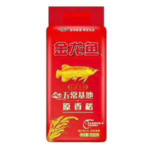 Arowana WuChang Base Original Fragrant Rice Rice 500g Small Bag Authentic Northeast Rice Japonica Rice Vacuum Packaging.