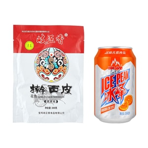 Gan Mianpi 10.58 oz + ICE PEAK Orange Soda 330ml 【Shaanxi Specialty Value Combo】