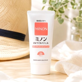 Minon UV Mild Gel SPF38 PA+++, 2.47 oz, Protects and Moisturizes Sensitive Skin