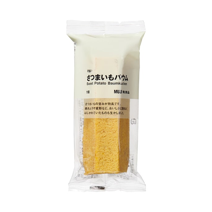 【日本直邮】 日本 MUJI 无印良品 不规则大红薯年轮蛋糕1个