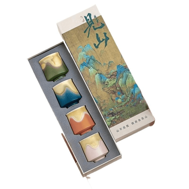 Cultural And Creative Tea Set, Tea Cup, Gift Box, China-Chic Gift