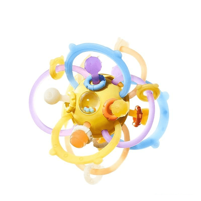 Manhattan Baby Toy Ball - Silicone Chewable Toothbrush, Orion Galaxy, 13.5*13.5cm, 1 Piece