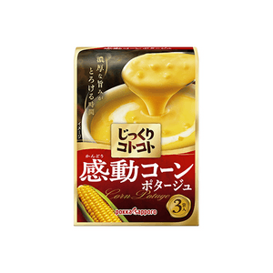 Jikkuri Kotokoto Kando Corn Potage, 2.29 oz【Rich and Creamy】
