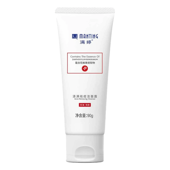 Qingman Acne Cleansing Lotion 90g Deep Cleansing Oil Removing Acne Cleansing Milk