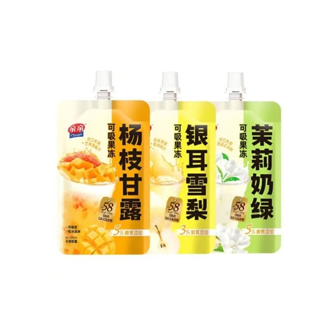 Aspirable jelly (poplar branch manna tremella snow pear jasmine milk green) random flavor 85g * bag
