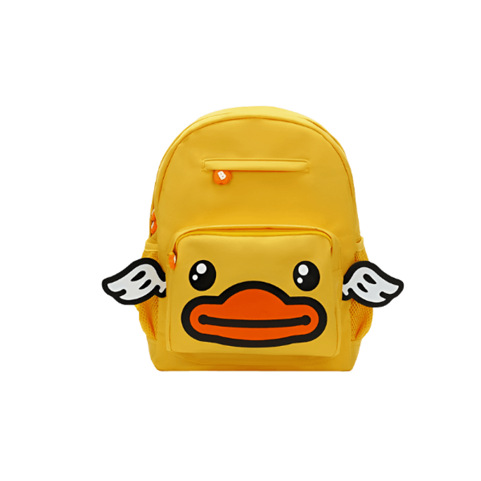 【中国直邮】 小黄鸭 儿童卡通可爱双肩包   M码