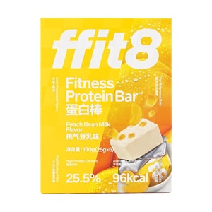 피트니스 단백질 바, #복숭아콩 밀크 맛 6팩 5.29온스【HOT】