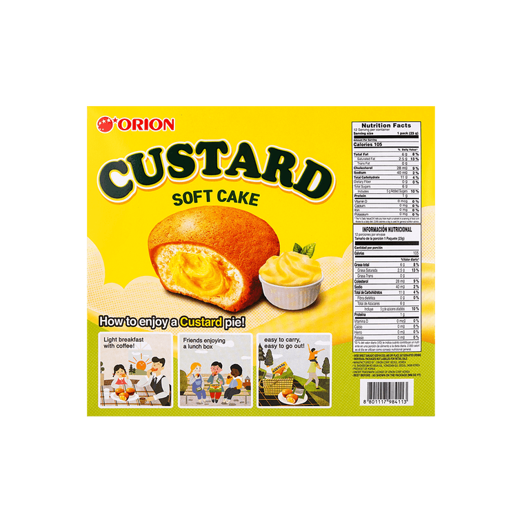 Soft Custard Cream Cakes Dessert, 12 Piece, 9.73 oz 6