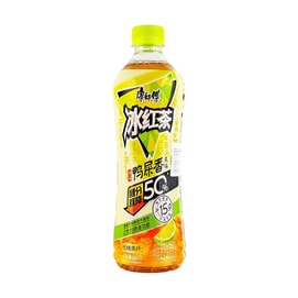 Iced Black Tea, Ya Shi Xiang Lemon Tea,16.9 fl oz 【Low Sugar, High Fiber, 50% Sugar Reduced】