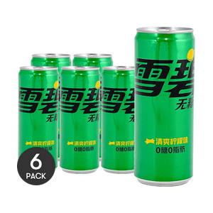 Sprite Sugar Free Soda Lemon Flavor Can,11.15 fl oz *6【6 Pack】