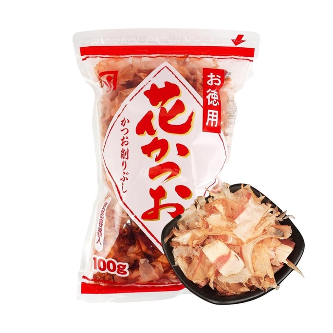 日本KANESON柳濑 特级木鱼花 干鲣鱼片柴鱼片 100g【可制作日式高汤乌冬面汤底大阪烧】