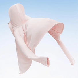 OHSUNNY 暮光系列 女式升级护手防晒服防晒衣 护手背 云朵粉 M