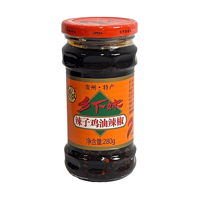 매콤한 닭기름 고추 소스 9.88oz 구이저우 특선 감칠맛 & 매콤함
