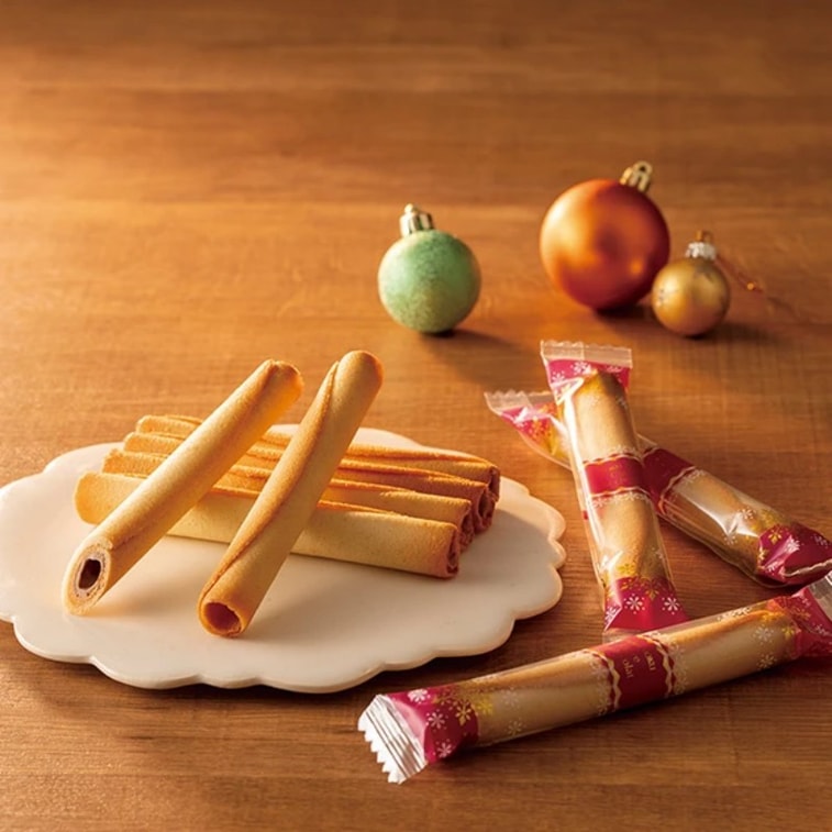 【日本直郵】 日本 Yoku Moku 經典人氣伴手禮 聖誕節限定 2種口味雪茄卷x3種限定口味巧克力餅乾禮盒 共30枚裝(易碎品 介意請勿下單) 5