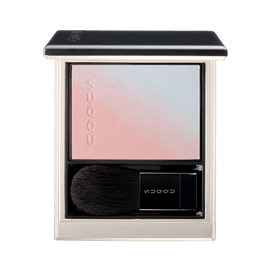 Blurring Color Blush, Blush Couleur Fusion Parfaite, #08 Sukinagame -  Peach Coral Blush + Icy Highlighter【2025NEW】