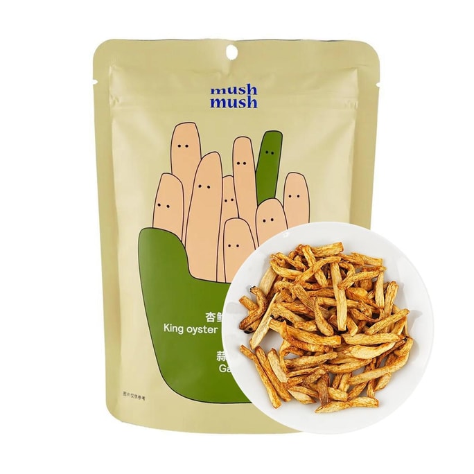 Crispy King Oyster Mushroom Strips Garlic Flavor, 0.88 oz
