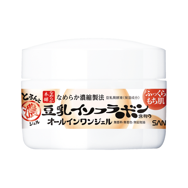 商品详情 - SANA 莎娜||豆乳美肌 浓润高保湿6合1啫喱面霜||普通版 100g - image  0