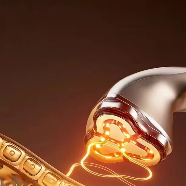 虧本清倉 贈金箔水潤凝膠【演員及國際中華小姐冠軍張曦雯代言】中國香港 paige 珮肌美容儀24K黃金電極頭玉如意射頻儀家用抗初老美容儀 粉紅色 1件 8