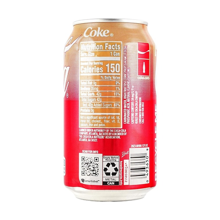 Cola Soda Drink, Vanilla Flavor, 12 fl oz  *6【6 Packs】 4