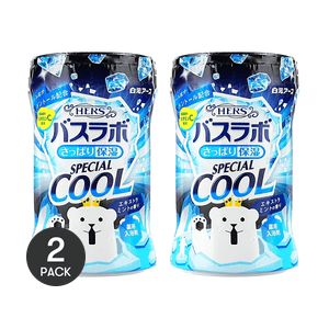 日本HAKUGEN白元 Bath Lab清涼入浴劑 特涼薄荷香舒緩泡澡 500g *2【2份超值裝】