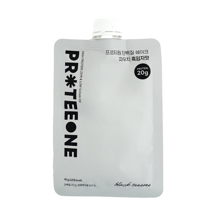 韓國PROTEEONE 蛋白質奶昔 蛋白質代餐粉 40g #黑芝麻味 健身高蛋白 營養補充 飽腹感強 便捷攜帶裝【Oliveyoung爆款】【每包含20g蛋白質】 7