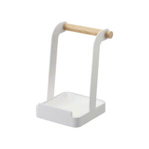 Lid Ladle Stand - Steel Wood 1 piece