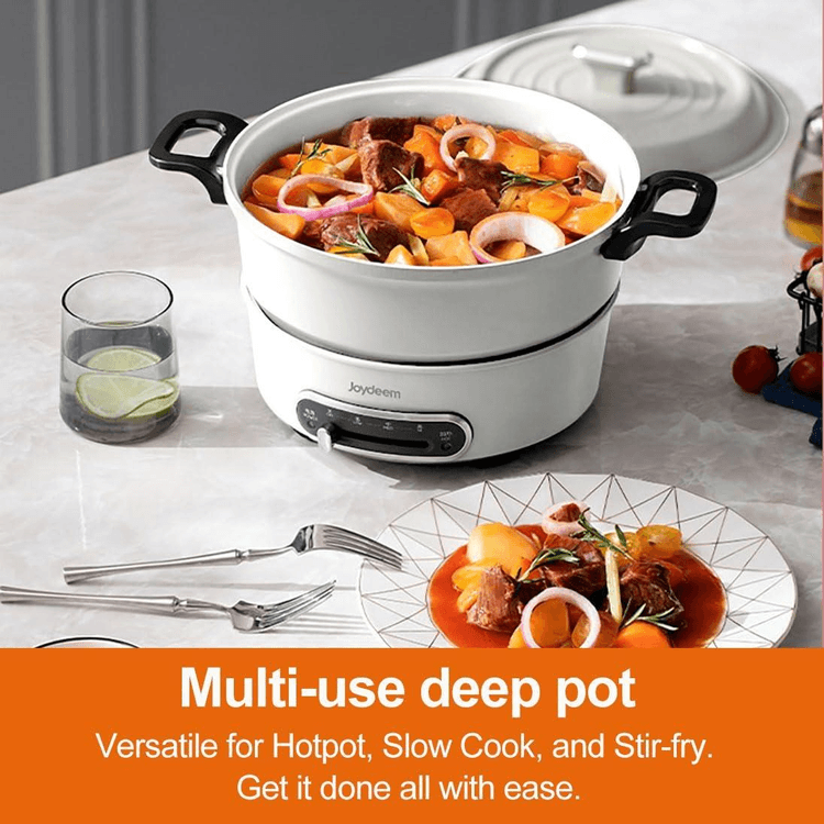 1.6L Hot Pot Électrique 220V Cuisinière Électrique Poêle Antiadhésive