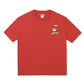 漫画猫宽松薄款短袖T恤 红色 - M