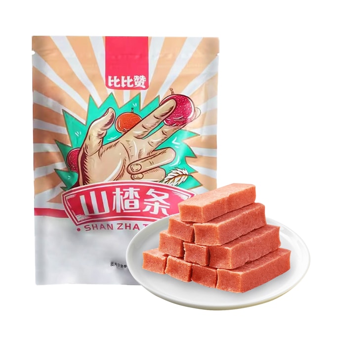 Hawthorn strip Sweet sour fresh Preserved fruit Soft glutinous Pudding baby Appetizer snack Pregnant woman 200g