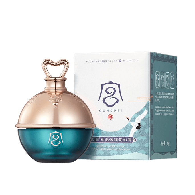 【中国直邮】宫佩 参养珠润贵妇膏 遮瑕养肤珍珠膏 修护面霜 懒人素颜霜保湿 1盒*10g