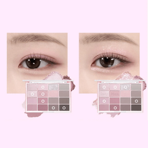WakeMake Soft Blurring Eye Palette 10 Lazy Pink Blurring