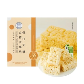 盒馬 低GI無糖山藥沙琪瑪 458g【0蔗糖0反式脂肪】【香酥軟糯不甜膩】