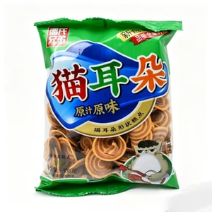 潘氏兄弟 貓耳朵經典薄脆休閒酥脆麻辣懷舊膨化零食五香味108g*袋