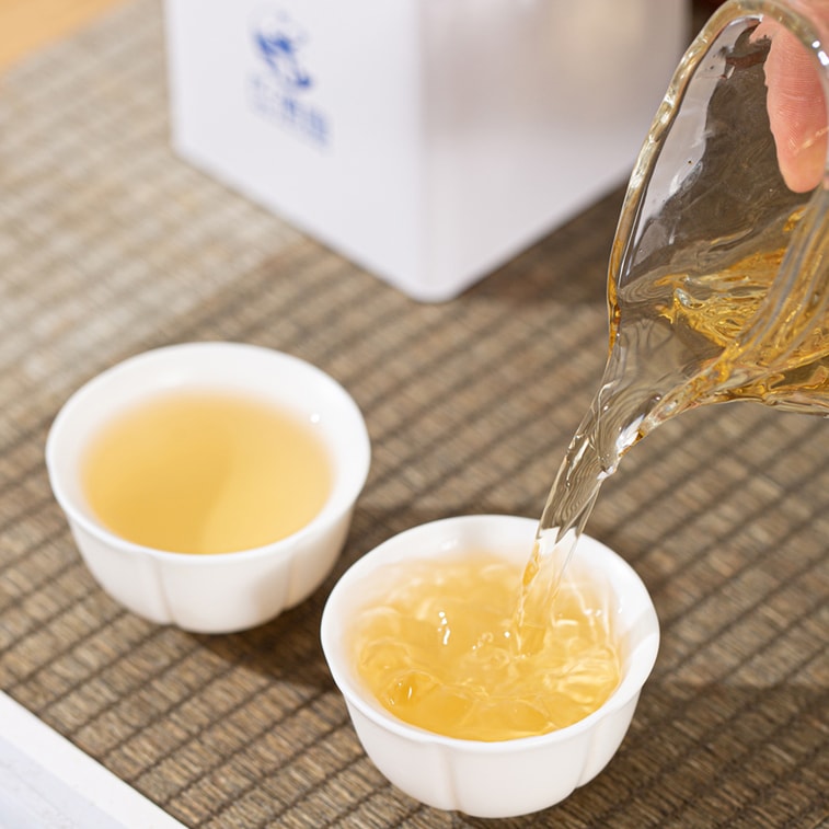 美国 仁信昌 桂花白茶小方片 云南白茶方片 方便小袋包装 小茶饼 15片 10