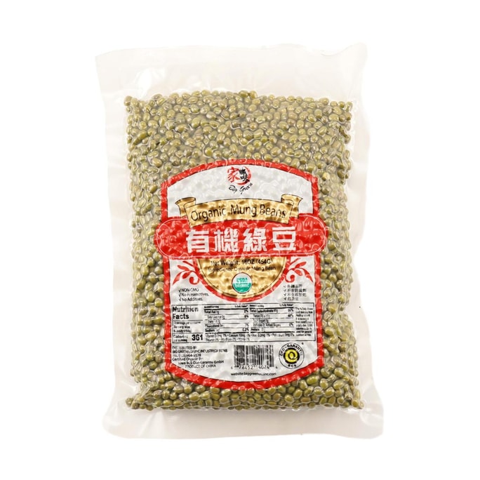 家乡味 有机绿豆 454g USDA认证