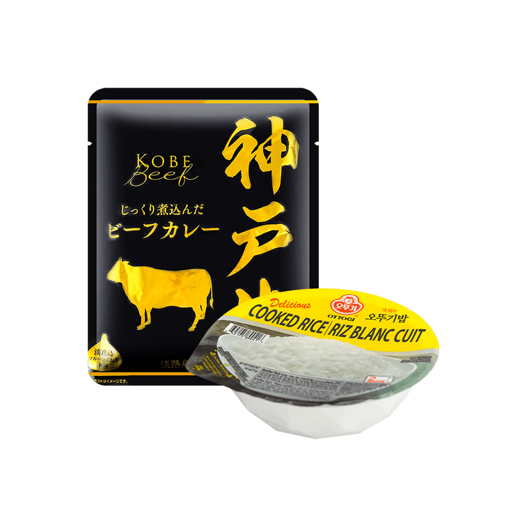 【Curry Beef Rice Set】Kobe Wagyu Beef Curry Bibimbap Sauce 5.6oz*1 ...