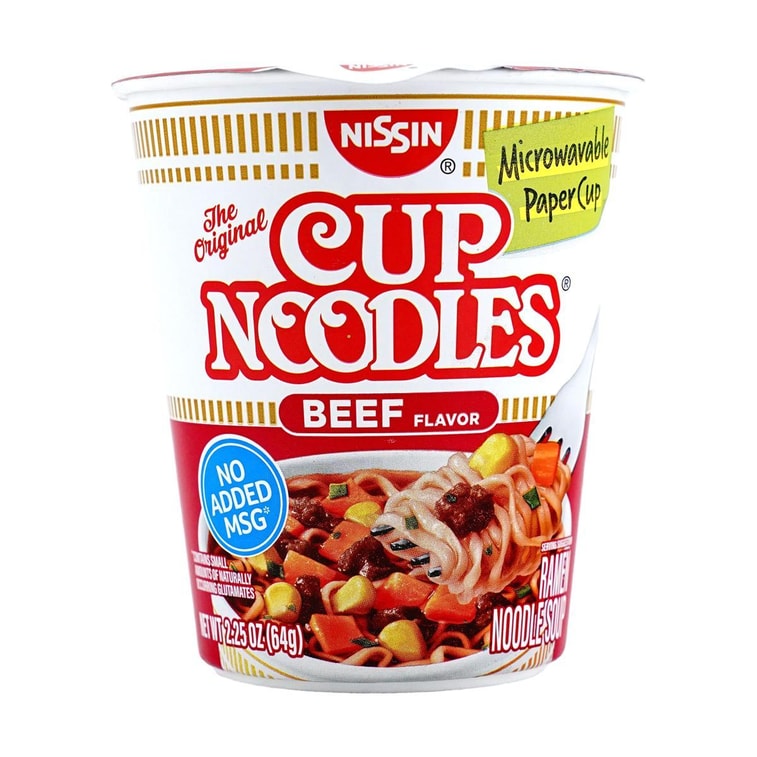 日本NISSIN日清 合味道 杯装方便面 牛肉味 64g 8
