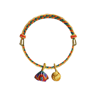 One Set Of The Multicolored Thread Hydrangea And Small Zongzi For The Dragon Boat Festival