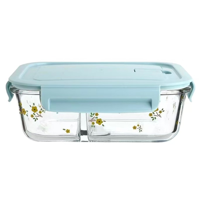 Glass Bento Lunch Box Microwave Oven Sealed Crisper Glass Jar